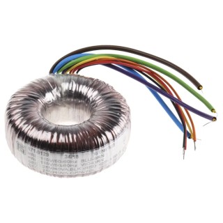 RS PRO 230 V ac Toroidal Transformer 2 x 25 V ac Secondary Voltage 2 Outputs 80 VA 671-9129