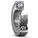 SKF Single Row Deep Groove Ball Bearing 4 mm ID, 13 mm OD, Shielded, Internal Clearance C3 624-2Z/C3
