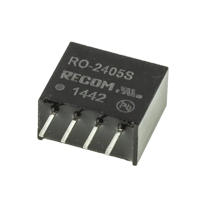 Recom DC/DC Converter 5V DC Output 200 mA, 24V DC Input, 1W, Through Hole, SIP Package RO-2405S