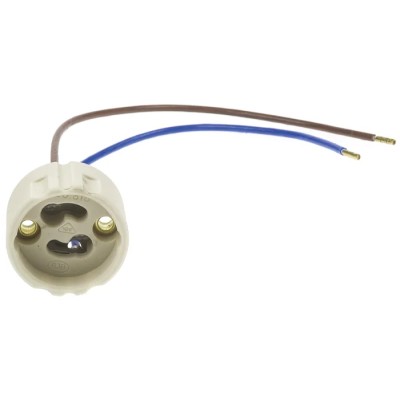 BJB Halogen Lamp Holder GU10 GZ10 Screw Mount, Ceramic Mica Material, 250V 660W 25.818.2910.00