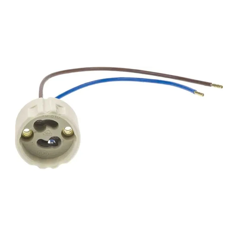BJB Halogen Lamp Holder GU10 GZ10 Screw Mount, Ceramic Mica Material, 250V 660W 25.818.2910.00