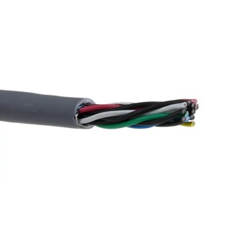 Alpha Wire Alpha Essentials LSZH Communication & Control Series Data Cable 6 Pairs 12 Cores 0.22 mm² 30 m Grey 5476L SL005