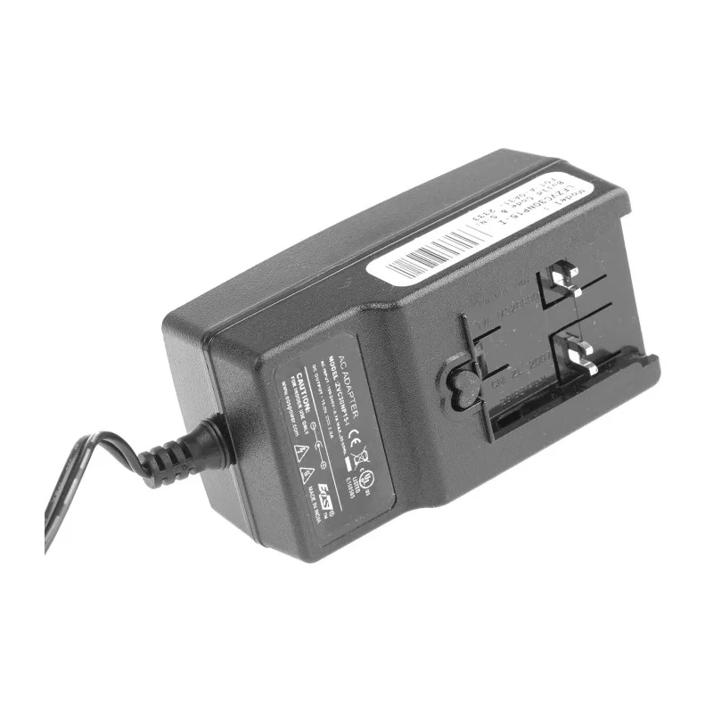 EOS 30W 15V dc Regulated AC-DC Adapter with 2.1 x 5.5 x 9.5 mm Centre Positive Right Angle Jack LFZVC30NP15-I