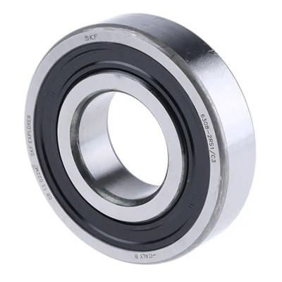 SKF Single Row Deep Groove Ball Bearing 40 mm ID, 90 mm OD, 23 mm Width, Sealed, C3 Clearance 6308-2RS1/C3
