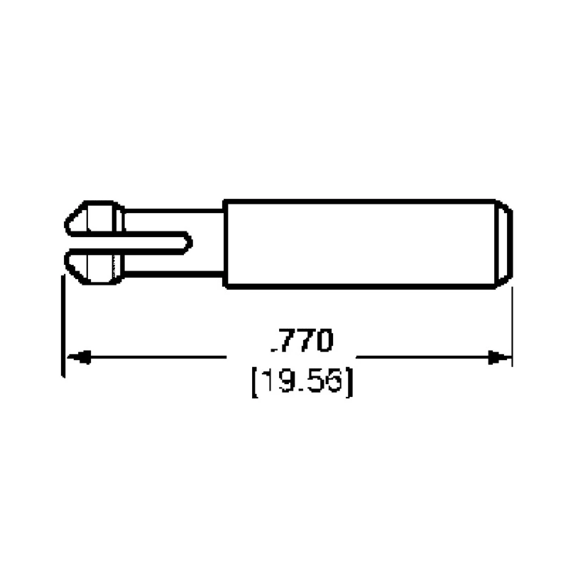TE Connectivity Universal MATE-N-LOK Series Male Crimp Contact Plug-In 1-640415-1