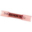 TE Connectivity DuraSeal Red Insulated Butt Splice Connector Tin Copper Contact Nylon Insulation 967398-000