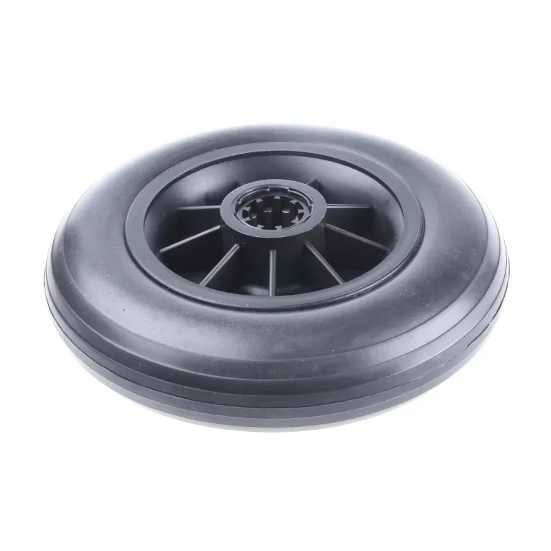 RS PRO Black Rubber Trolley Wheel 200mm Diameter 50mm Width 100kg Load Capacity 680-3858
