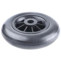 RS PRO Black Rubber Trolley Wheel 200mm Diameter 50mm Width 100kg Load Capacity 680-3858