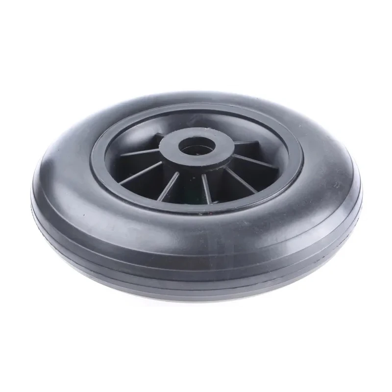 RS PRO Black Rubber Trolley Wheel 200mm Diameter 50mm Width 100kg Load Capacity 680-3858
