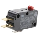 Omron Pin Plunger Micro Switch, Tab Terminal, 16A, 250 V ac, SPCO, IP40 V-16-1C25