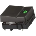 Omron Black Tactile Switch Button SPST 50mA 24 V dc, 6.8 mm Actuator Length, Through Hole Mount B3J-4100