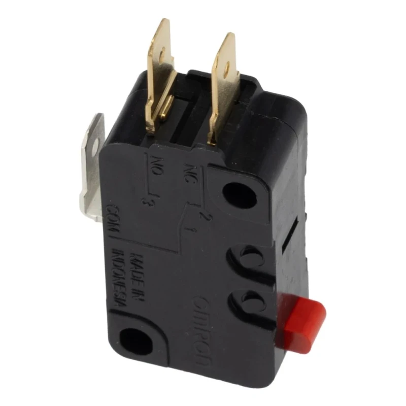 Omron Pin Plunger Micro Switch, Quick Connect Terminal, 16A, 250 V AC, SPDT, IP40 D3V-16-1C25
