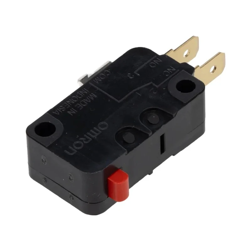 Omron Pin Plunger Micro Switch, Quick Connect Terminal, 16A, 250 V AC, SPDT, IP40 D3V-16-1C25