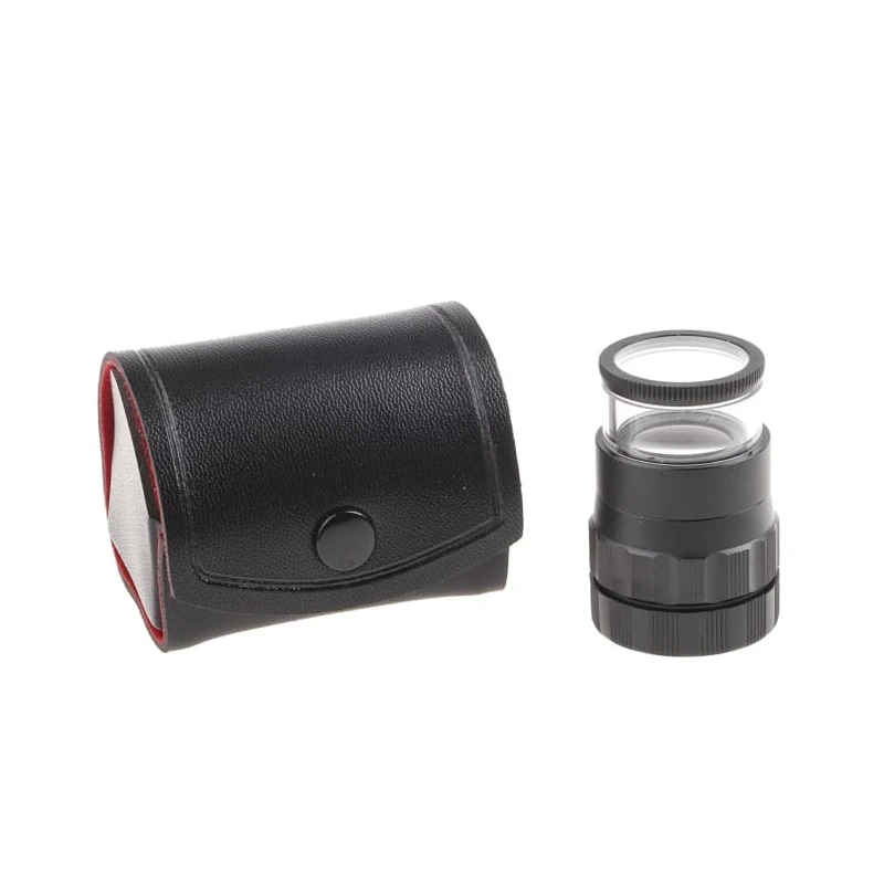 RS PRO Graticule Magnifier 10x Magnification Black Anodised Aluminium Body 683-0826