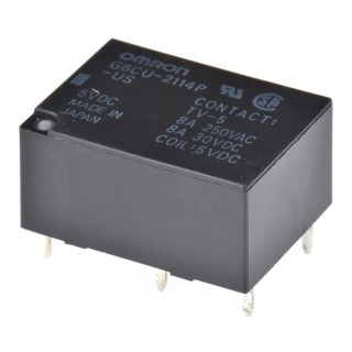 Omron PCB Power Relay SPDT 5V DC Coil 8A Switching Current G6CU-2114P-US 5DC