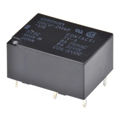 Omron PCB Power Relay SPDT 5V DC Coil 8A Switching Current G6CU-2114P-US 5DC