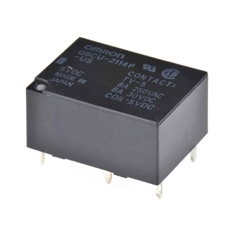 Omron PCB Power Relay SPDT 5V DC Coil 8A Switching Current G6CU-2114P-US 5DC