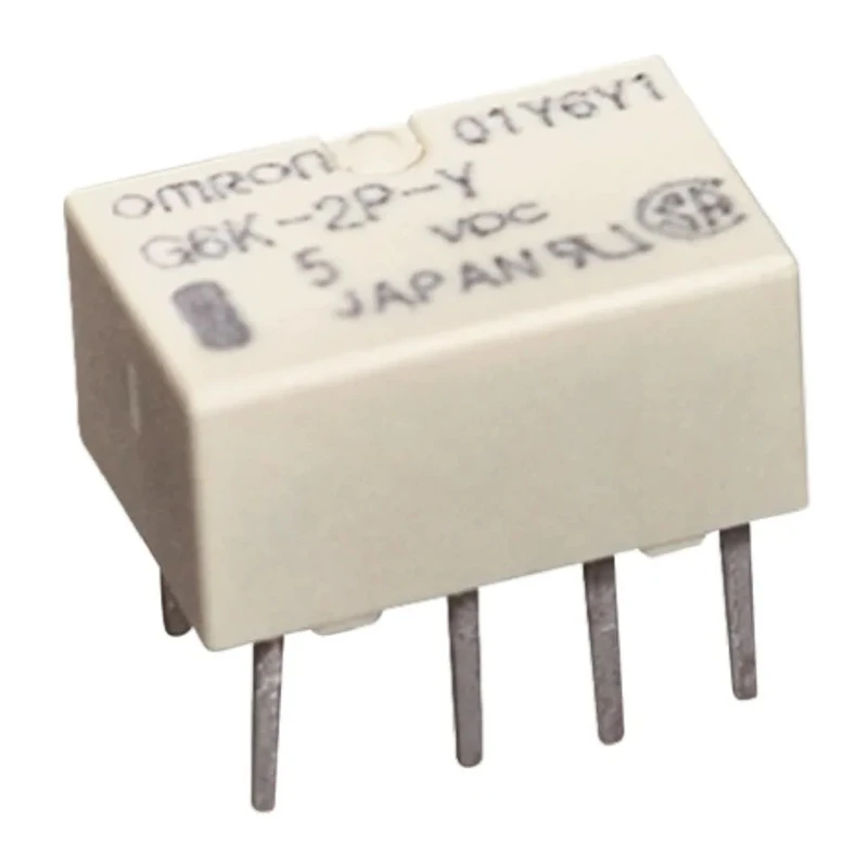 Omron PCB Signal Relay 3V DC Coil 1A DPDT Through Hole G6KU-2P-Y DC3