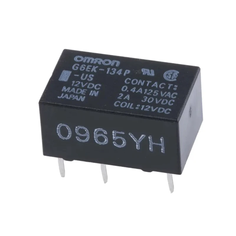 Omron PCB Signal Relay 12V DC Coil 3A SPDT G6EK-134P-US 12DC
