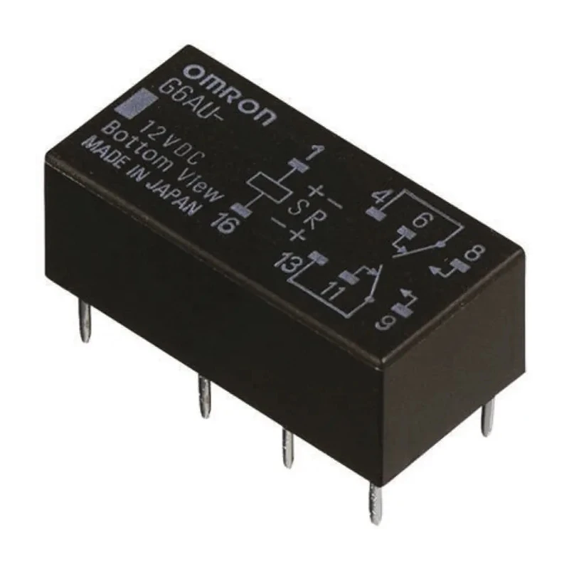 Omron Signal Relay PCB Mount DPDT 24V DC Coil 2A Switching Current G6AU-234P 24DC
