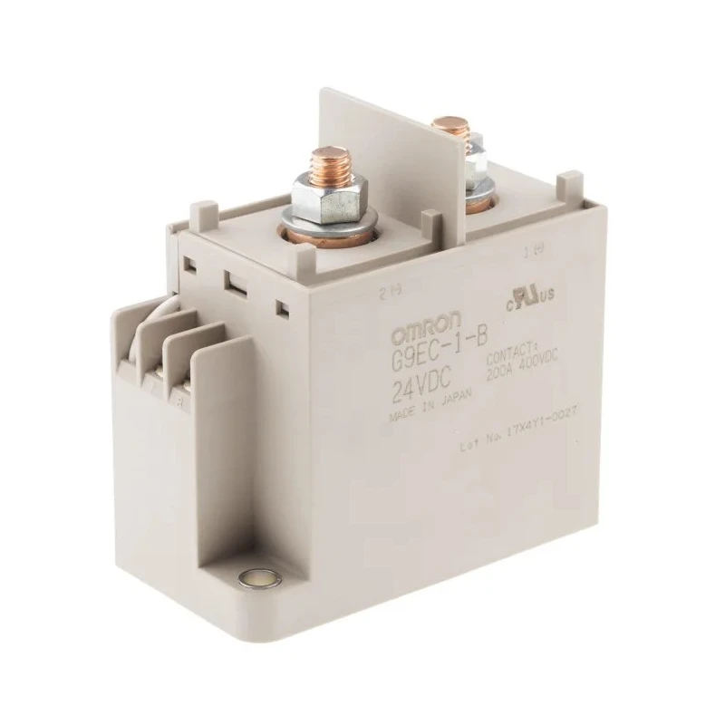 Omron Surface Power Relay SPST 24V DC Coil 200A Switching Current G9EC-1-B DC24