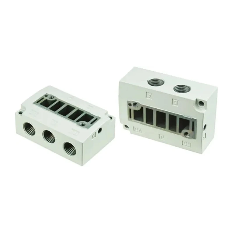 SMC Hydraulic Subplate 1 m G Connection Thread Standard 1/4 in SY7000-27-1F-Q