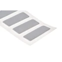 Hi-Bond White Double Sided Acrylic Foam Adhesive Square Tape, 35.8N/cm Adhesion, 12mm x 34mm x 1.1mm VST 4110W/1.1/34x12DC/40