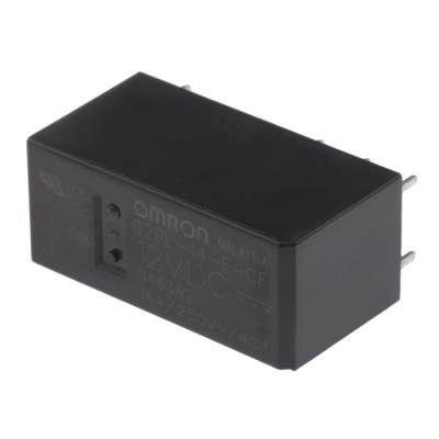 Omron PCB Power Relay 12V DC Coil Voltage 10A Switching Current SPDT G2RL-14-E-CF DC12
