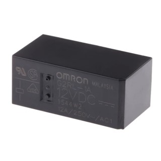 Omron Power Relay, PCB Mount, 12V DC Coil Voltage, 12A Switching Current, SPST Contact Configuration, G2RL-1A DC12