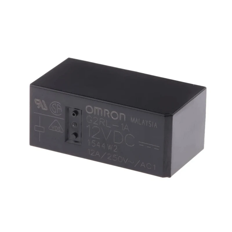 Omron Power Relay, PCB Mount, 12V DC Coil Voltage, 12A Switching Current, SPST Contact Configuration, G2RL-1A DC12