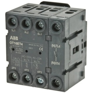 ABB 4-Pole Panel Mount Isolator Switch IP20, 125A, 45 kW OT125FT4N2 1SCA105066R1001