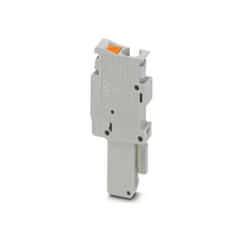 Phoenix Contact Pluggable Terminal Block 1-Contact 5.2 mm Pitch 1 Row 24A 500V PP-H 2.5/1-L Series 3210062