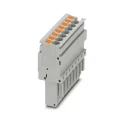 Phoenix Contact PP-H 2.5/8 Series Pluggable Terminal Block 24A, 500V, Grey 3209934