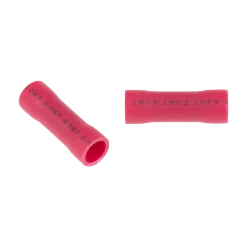 JST FVP Parallel Splice Connector Red Insulated Nylon Crimp Termination FVP-1.25(PA)(LF)
