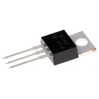onsemi Transistor NPN Bipolar 2 A 450 V TO-220 3-Pin Through Hole BUX85G