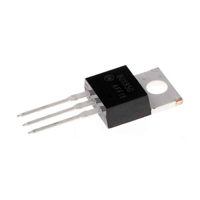 onsemi Transistor NPN Bipolar 2 A 450 V TO-220 3-Pin Through Hole BUX85G