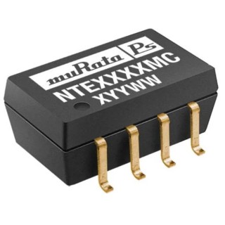 Murata Power Solutions DC/DC Converter, 3.3V DC Output, 303mA, 4.5-5.5V Input, 1W Surface Mount, 85°C Max NTE0503MC