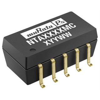 Murata Power Solutions 1W Surface Mount Dual Output Unregulated Isolated DC/DC Converter 5V DC 100mA Input NTA1205MC