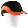 JSP Black Orange Standard Ventilated Canvas Bump Cap Hardcap A1+ EN 812 Compliant ABR000-00N-500
