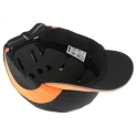 JSP Black Orange Standard Ventilated Canvas Bump Cap Hardcap A1+ EN 812 Compliant ABR000-00N-500