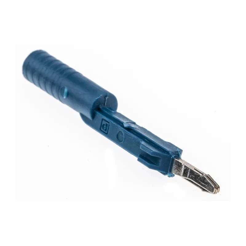 Phoenix Contact Blue Male Test Connector Adapter with Copper Contacts 10A 25V 4 mm Connector 3032729