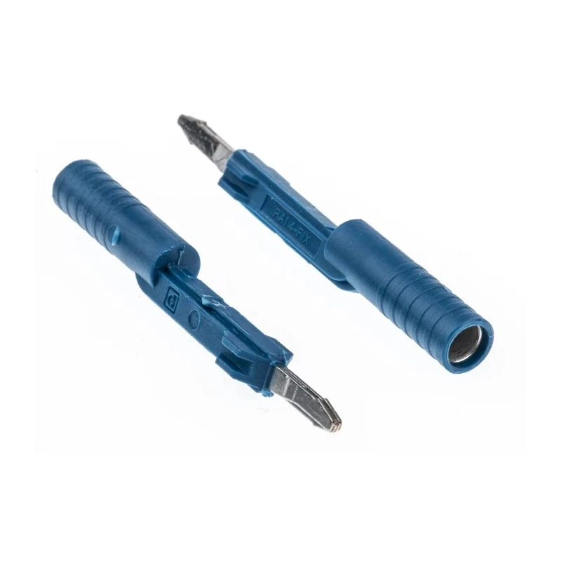 Phoenix Contact Blue Male Test Connector Adapter with Copper Contacts 10A 25V 4 mm Connector 3032729