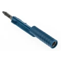 Phoenix Contact Blue Male Test Connector Adapter with Copper Contacts 10A 25V 4 mm Connector 3032729