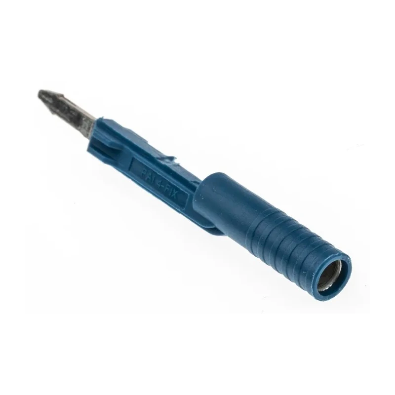 Phoenix Contact Blue Male Test Connector Adapter with Copper Contacts 10A 25V 4 mm Connector 3032729