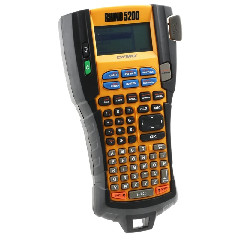 Dymo Rhino 5200 Handheld Label Printer 19 mm Max Label Width, 180 dpi, Manual Cutter, EU Plug S0841400