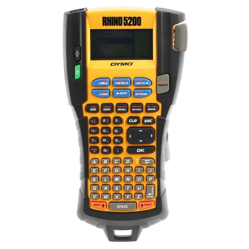 Dymo Rhino 5200 Handheld Label Printer 19 mm Max Label Width, 180 dpi, Manual Cutter, EU Plug S0841400