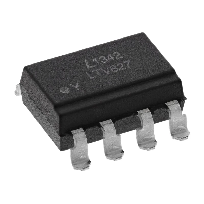 Lite-On DC Input 2-Channel Transistor Output Surface Mount 8-Pin PDIP Optocoupler LTV-827S-TA1
