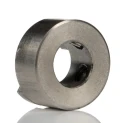 Huco 12.7 mm OD, 6 mm Bore Finished with No Keyway Bore, 13 mm Length Stainless Steel Flexible Set Screw Coupler 850.13.22