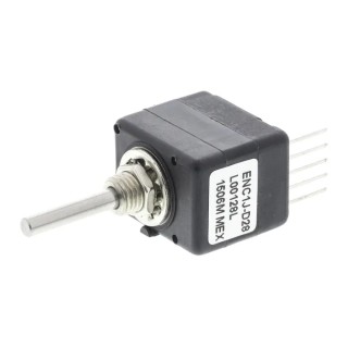 Bourns EN Series Optical Encoder 5V DC, 128 PPR, Quadrature Signal, End Type Shaft 6.35 mm ENC1J-D28-L00128L