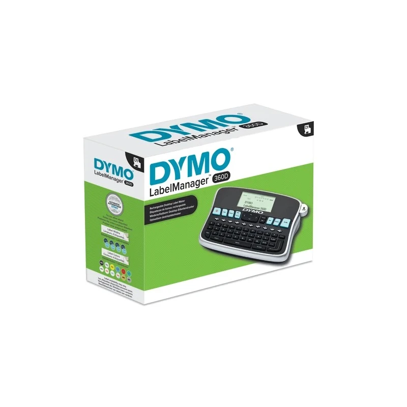 Dymo LabelManager 360D Handheld Label Printer 19 mm Max Label Width Type G British 3-Pin S0879490